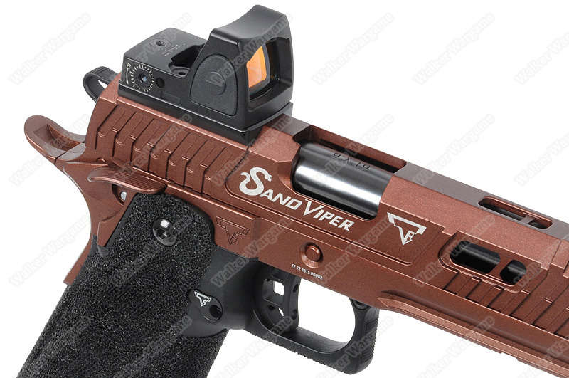 Double Bell 304A TTI JW4 Sand Viper MOS Green Gas Pistol Tan