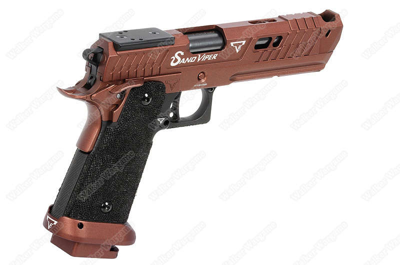 Double Bell 304A TTI JW4 Sand Viper MOS Green Gas Pistol Tan