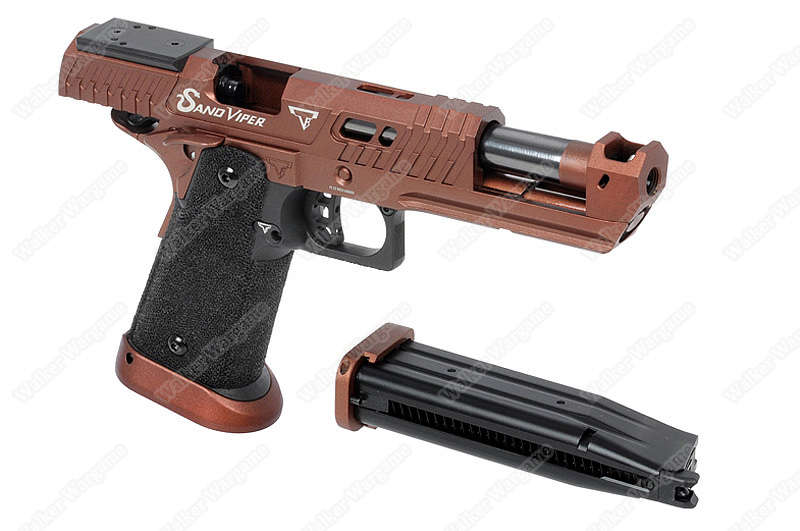 Double Bell 304A TTI JW4 Sand Viper MOS Green Gas Pistol Tan