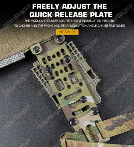 WST Modular Holster Adapter Panel - Multicam
