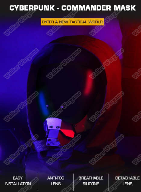 WST Cyberpunk Commander Face Mask
