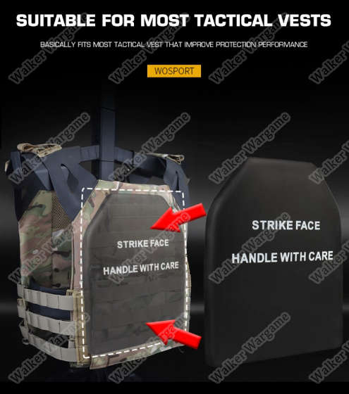 WST EVA Dummy Plate For Airsoft Vest
