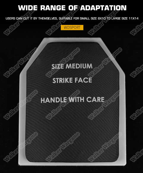 WST Light Weight Dummy Plate For Airsoft Vest * 1