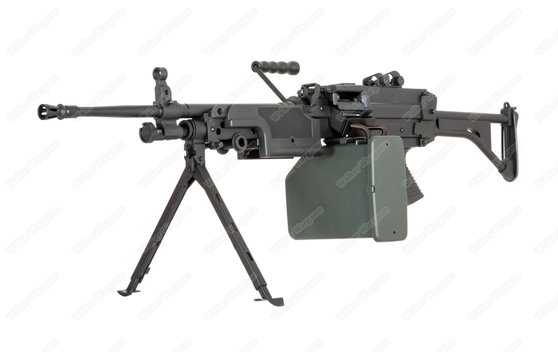 Classic Army M249 MK1 Folding Stock SAW Light Machine Gun Airsoft AEG