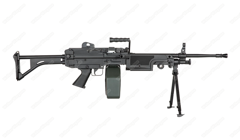 Classic Army M249 MK1 Folding Stock SAW Light Machine Gun Airsoft AEG