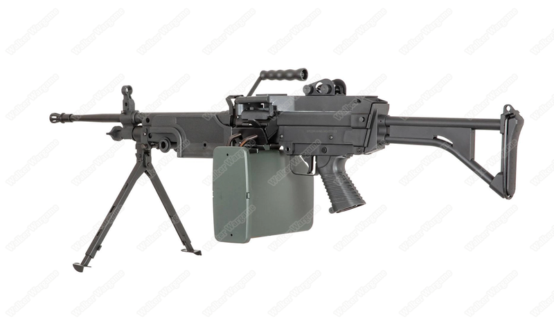 Classic Army M249 MK1 Folding Stock SAW Light Machine Gun Airsoft AEG