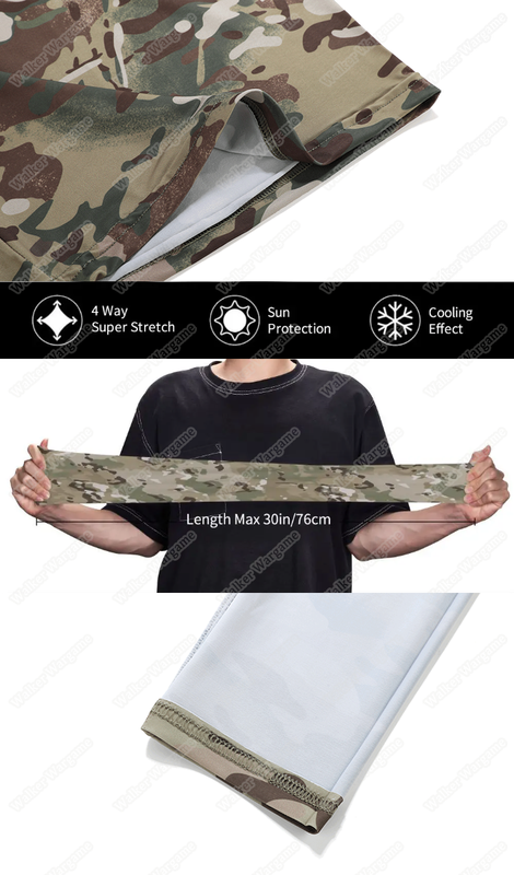 Camouflage Arm Sleeves UV Sport Quick Dry Sleeves - Multicam