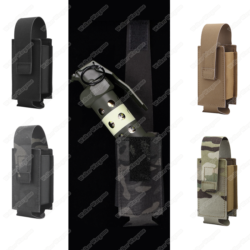 Black WST Flashbang Molle Pouch Laser Cut Light Weight GP03