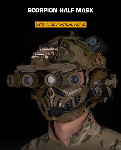 WST Dune Respirator Stillsuit Socption Mask Tan