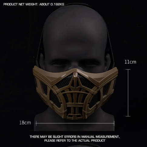 WST Dune Respirator Stillsuit Socption Mask Tan