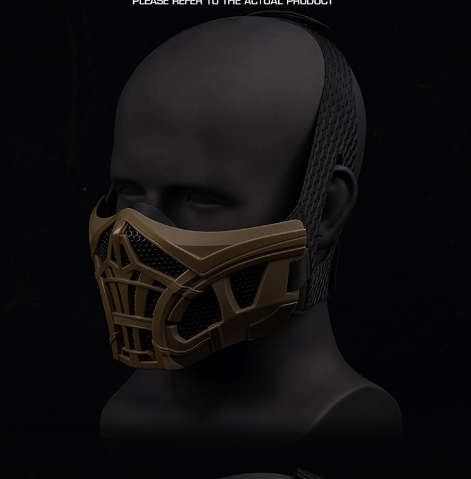 WST Dune Respirator Stillsuit Socption Mask Tan