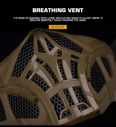 WST Dune Respirator Stillsuit Socption Mask Tan