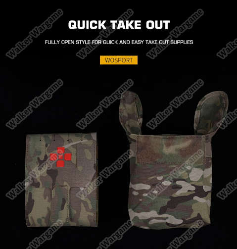 WST Large Rapid Deployment First-Aid Kit Medic Bag Tan