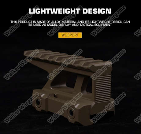 WST Picatinny Riser Mount E style - EX-058 Tan