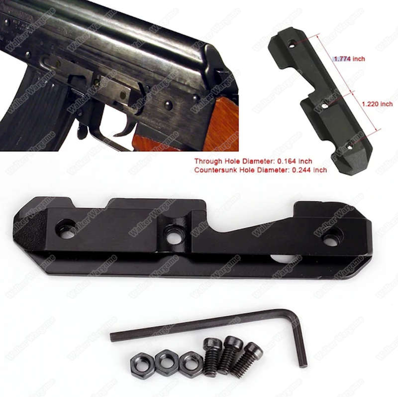 AK Rifle Side Mount Base For AK47 AK74
