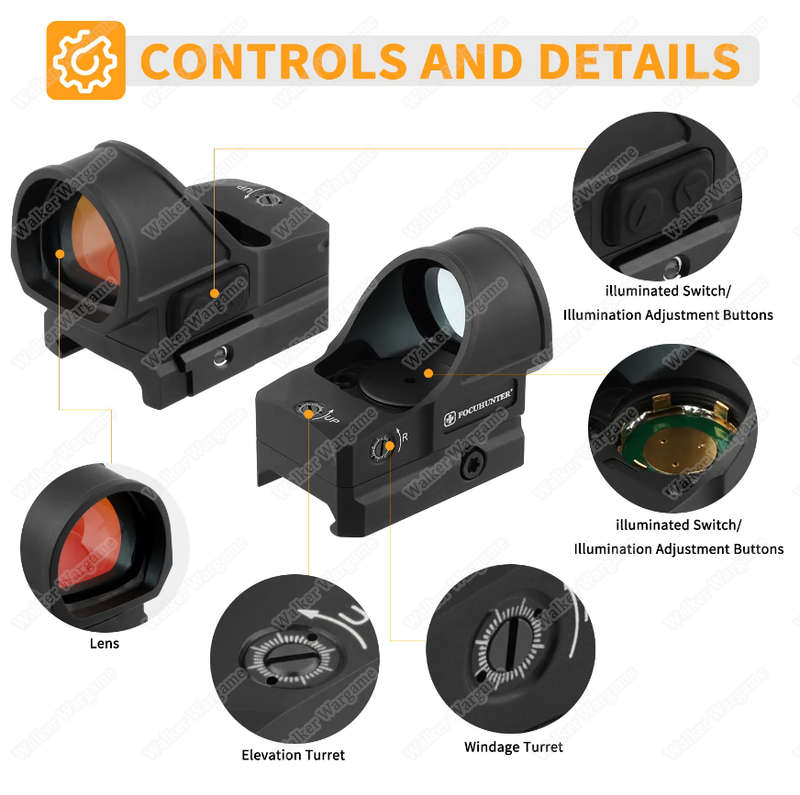 Focuhunter Titan 1X26mm Red Dot With Shake wake MZJ-RDP-0011