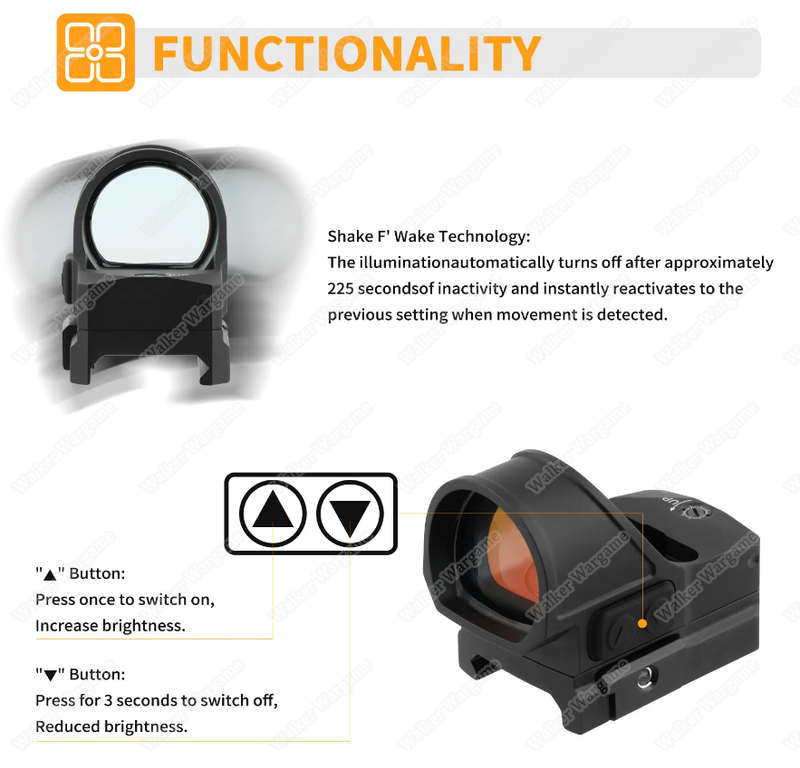 Focuhunter Titan 1X26mm Red Dot With Shake wake MZJ-RDP-0011