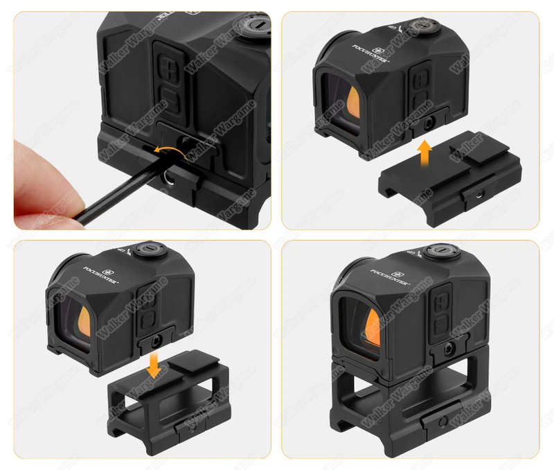Focuhunter Titan 1X19mm Red Dot With Shake Wake MZJ-RDP-0012
