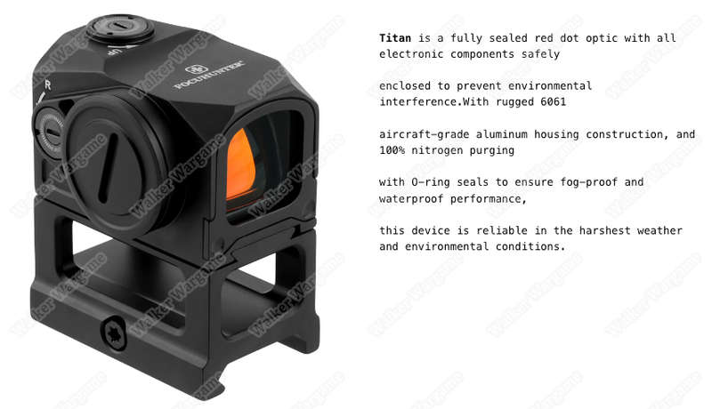 Focuhunter Titan 1X19mm Red Dot With Shake Wake MZJ-RDP-0012