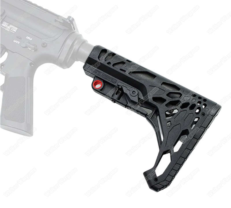 Tactical M4 Python Pattern Butt Stock Black