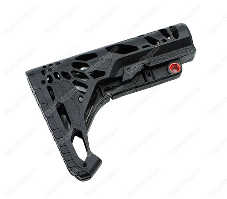 Tactical M4 Python Pattern Butt Stock Black