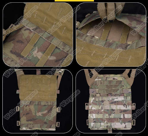 WST JPC 2.0 Molle Tactical Vest - Black