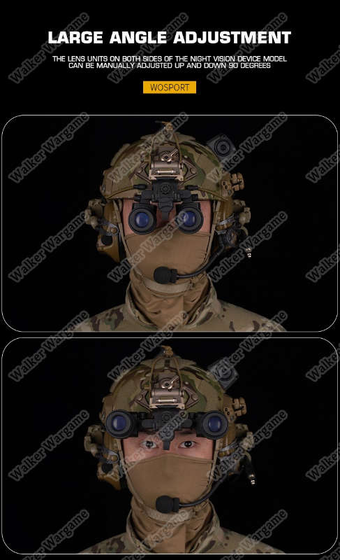 WST AN/PVS31 Binocular night vision With LED Functiion model HL-ACC-68-BK