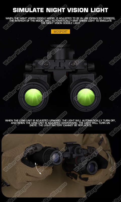 WST AN/PVS31 Binocular night vision With LED Functiion model HL-ACC-68-BK
