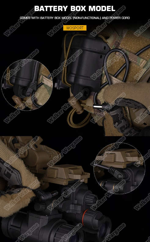 WST AN/PVS31 Binocular night vision With LED Functiion model HL-ACC-68-BK