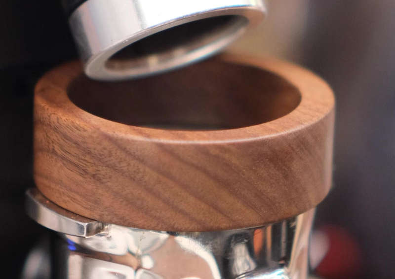 58mm Espresso Portafilter Wood Magnetic Funnel