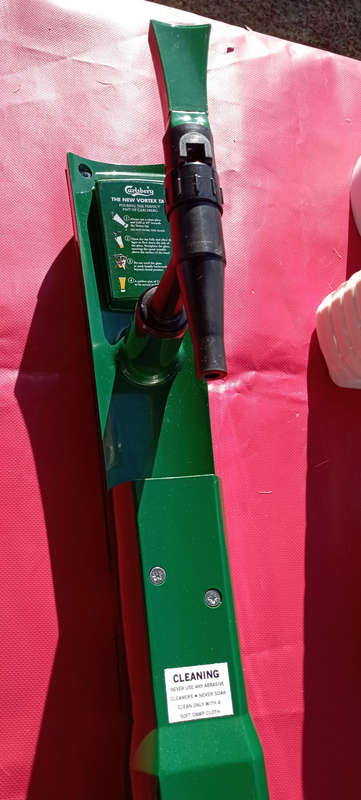 Carlsberg draught Beer tap