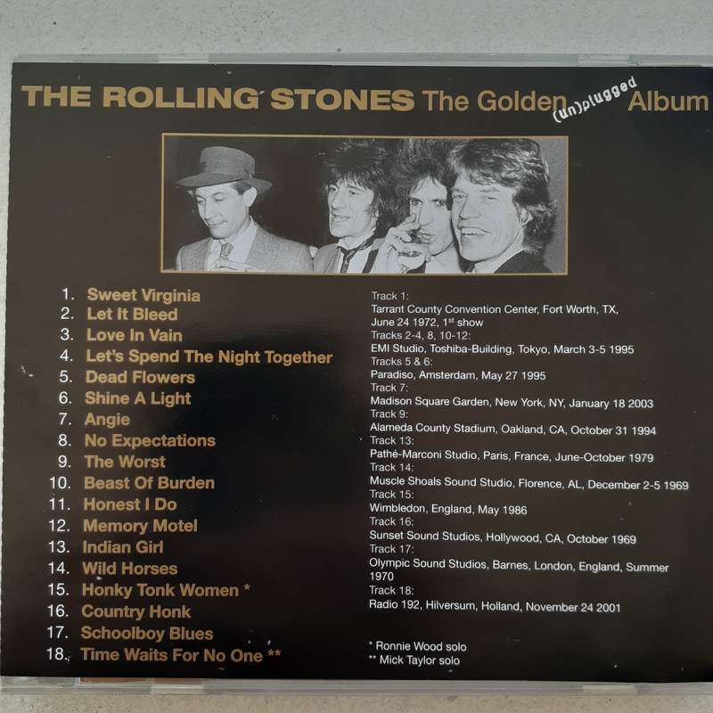 The Rolling Stones - The Golden Unplugged Album (CD)