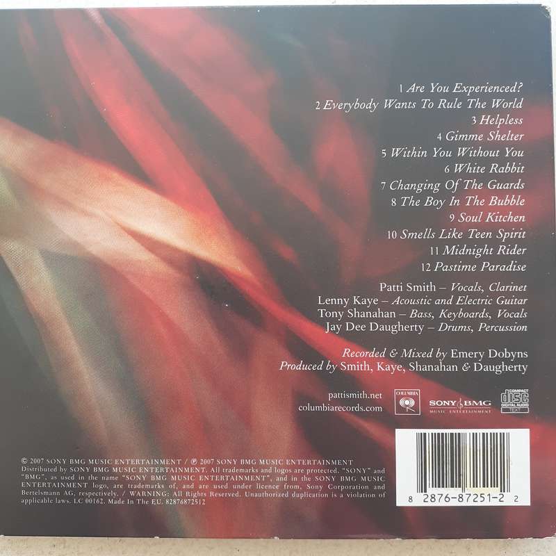 Patti Smith - Twelve [Import CD digipak] (2007)