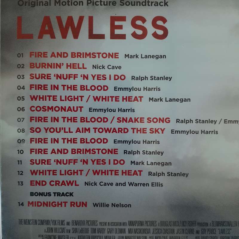 Lawless: OMP Soundtrack - Nick Cave / Warren Ellis [Import CD] (2012)