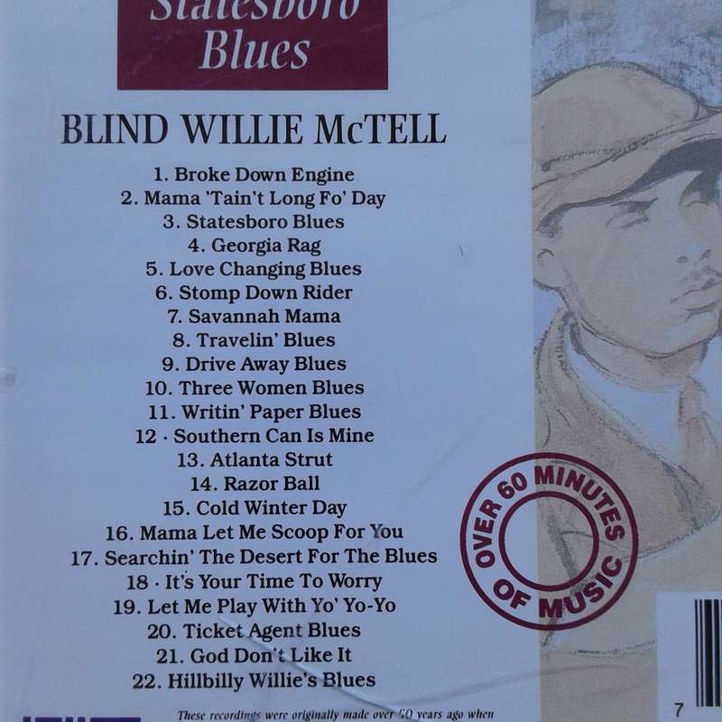 Blind Willie McTell - Statesboro Blues (The Essential Recordings Of Blind Willie McTell) (1995)