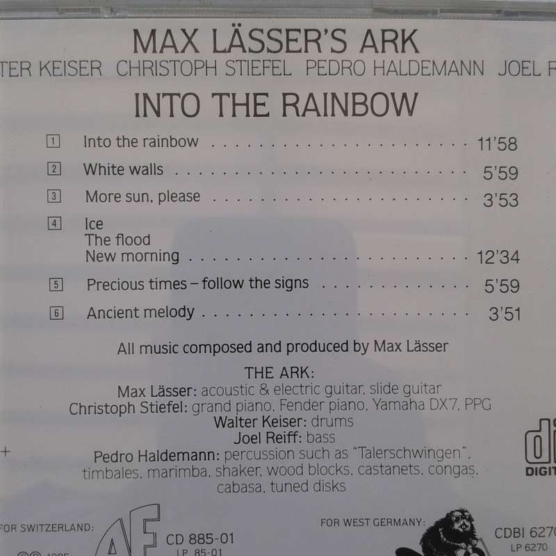 Max Lässer's Ark - Into The Rainbow [Import CD] (1986)