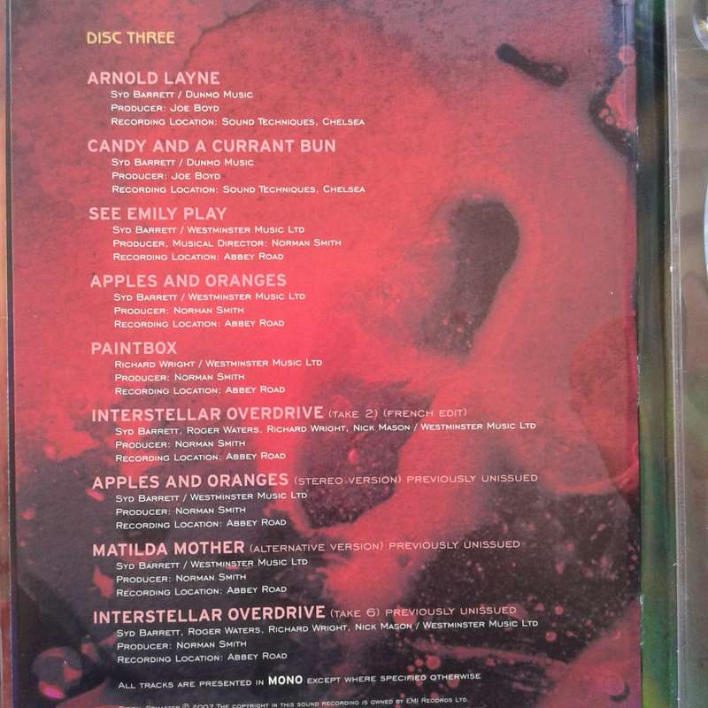Pink Floyd - The Piper At The Gates Of Dawn [3 CD Ltd Deluxe Ed Box Set] (2007)