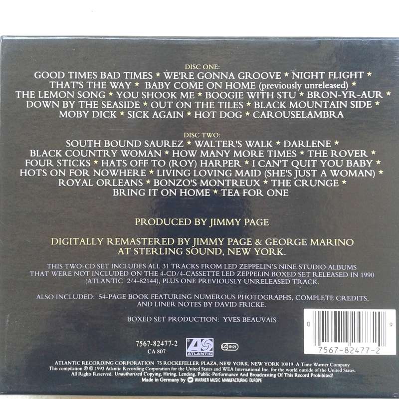 Led Zeppelin - Boxed Set2 [2 CD Box Set] (1993)