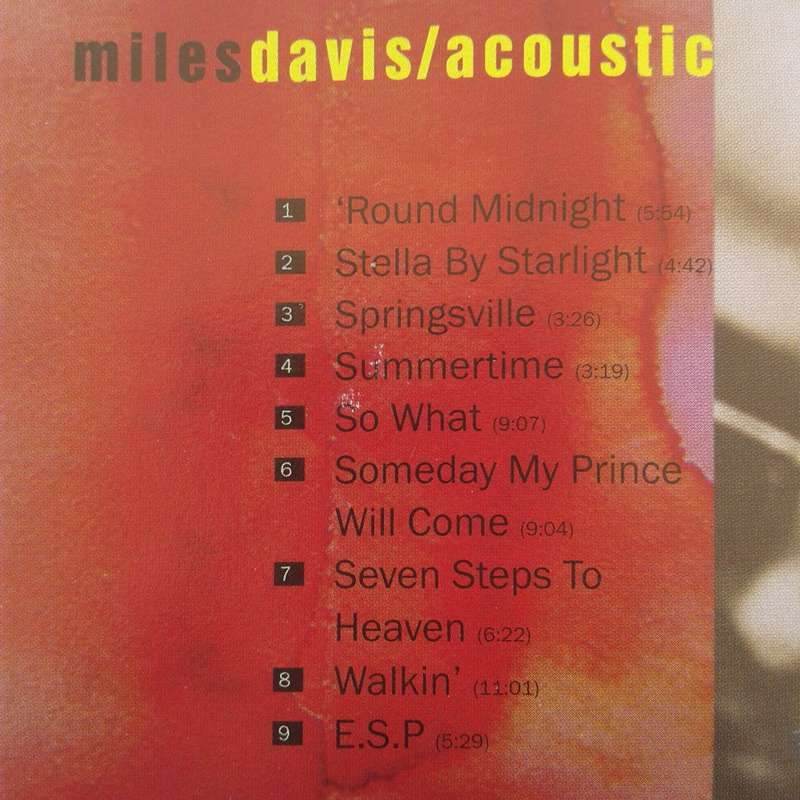 Miles Davis - This Is Jazz: Miles Davis Acoustic [CD]  (1996)