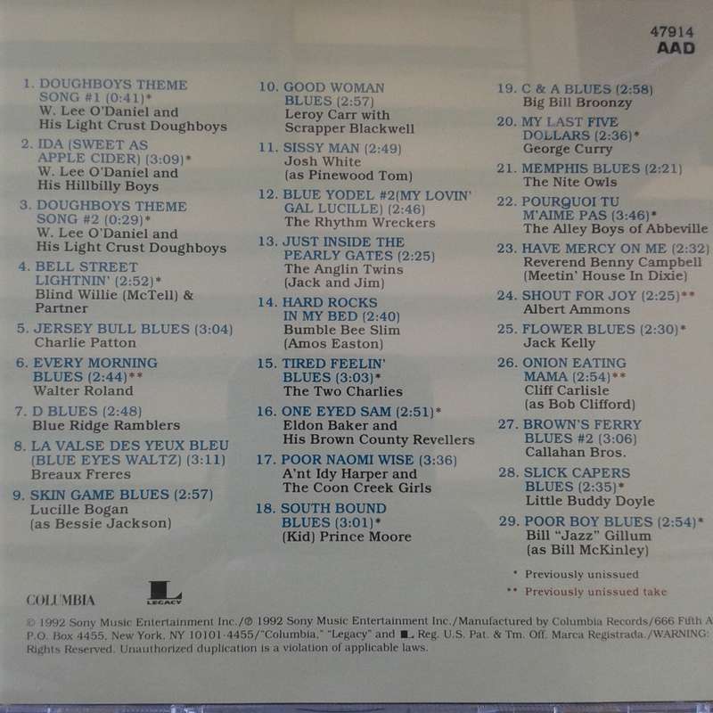 Roots N' Blues: The Retrospective (1925-1950) - Various Artists [4 CD Box Set] (1992)