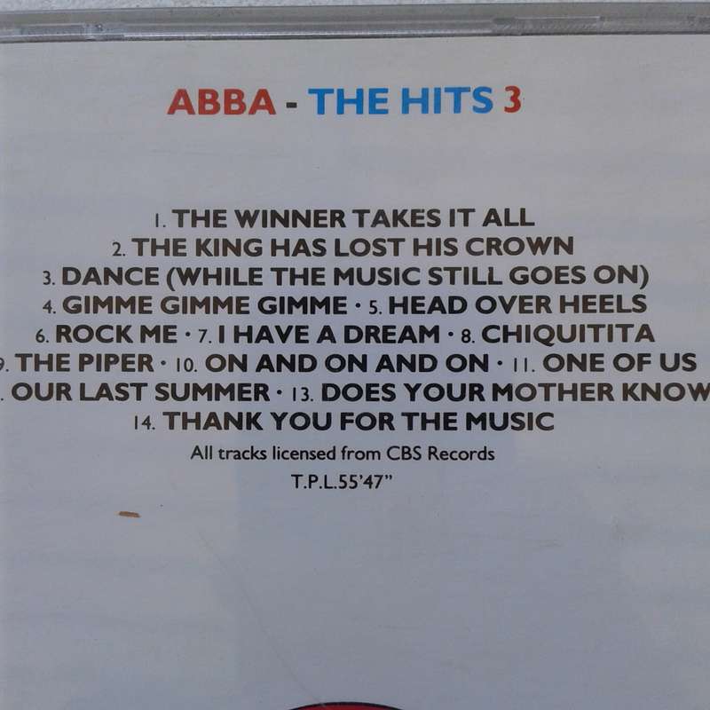 ABBA - The Hits 3 [Import CD] (1988)