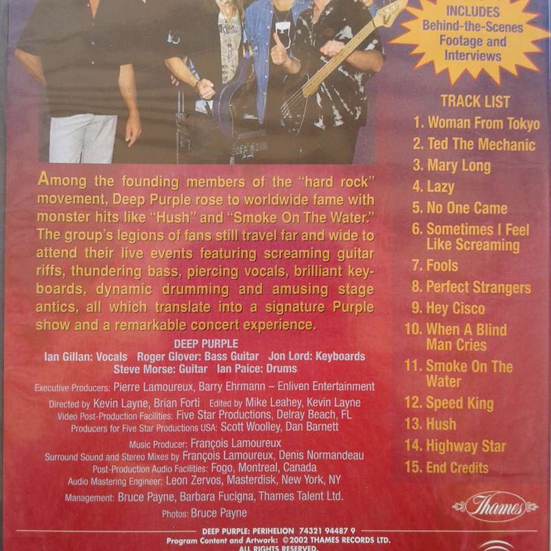 Deep Purple - Perihelion [DVD] (2002)
