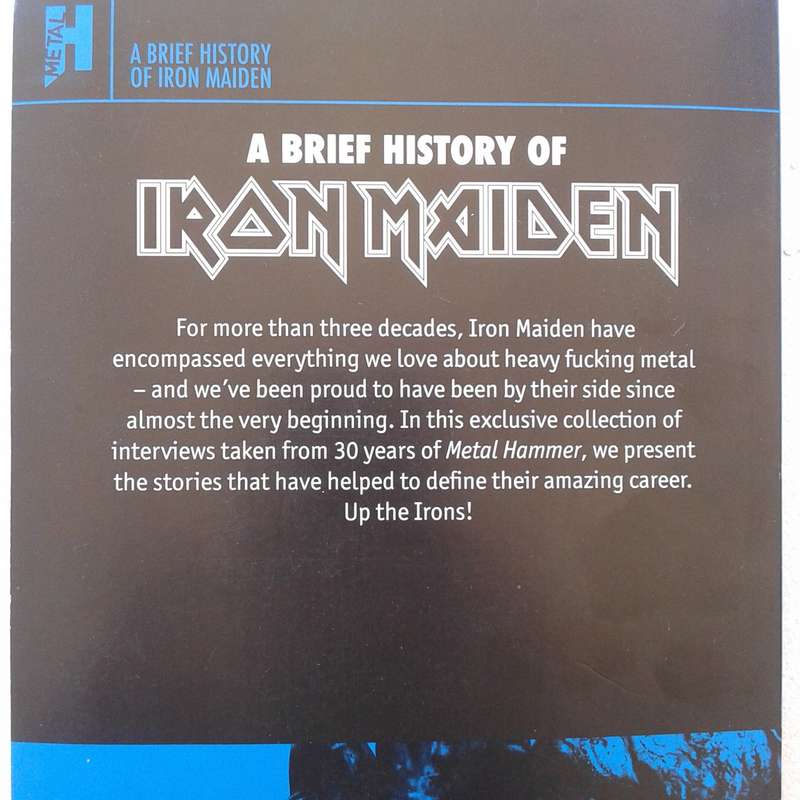 A Brief History Of Iron Maiden - A 100 Page Metal Hammer Booklet (soft cover)