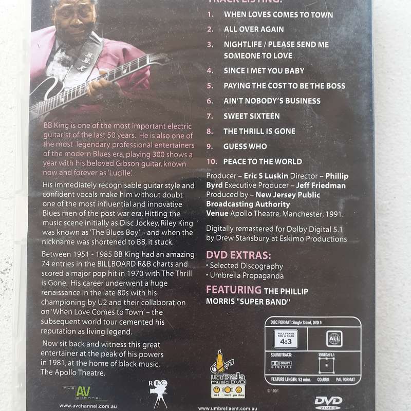 B.B. King - Live At The Apollo [DVD] (2003)     [D]