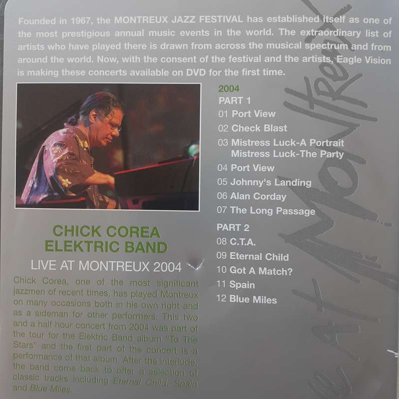 Chick Corea Elektric Band - Live At Montreux 2004 [DVD] (2005)