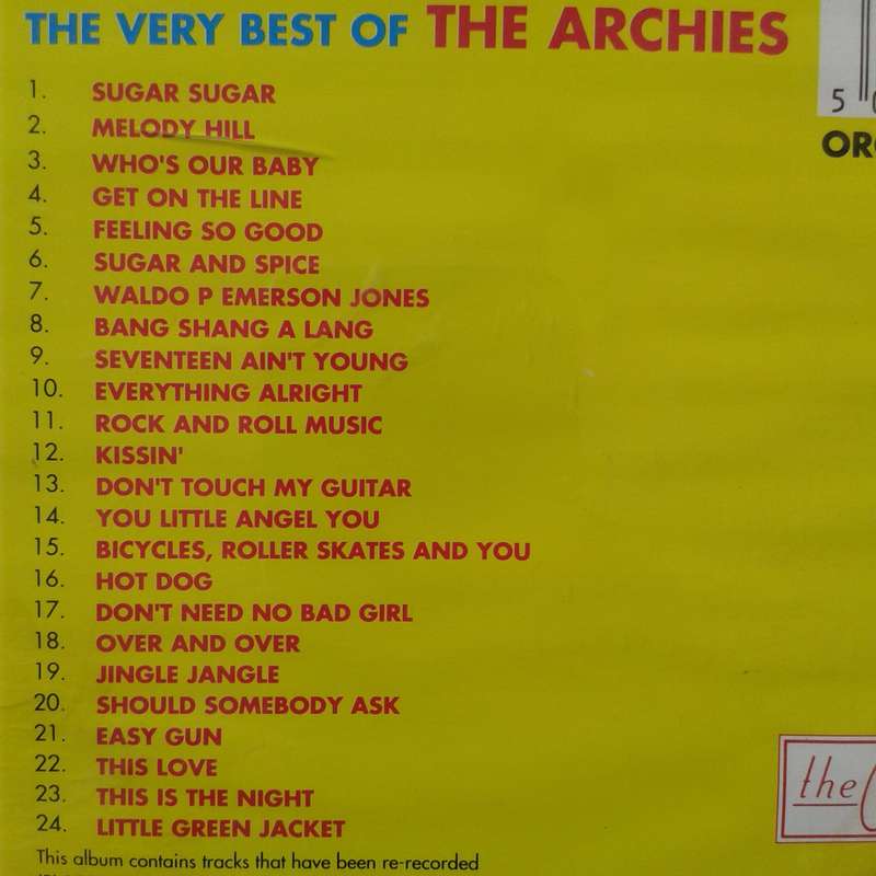 The Archies - The Very Best Of (1992)