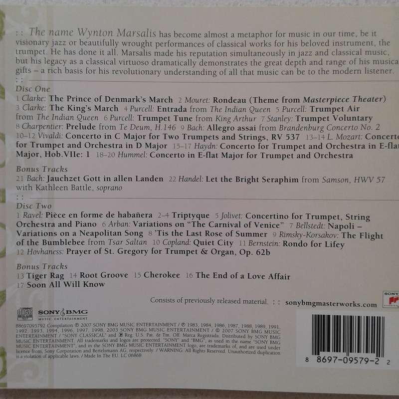 Wynton Marsalis - The Essential Wynton Marsalis [2 CD Import] (2007)