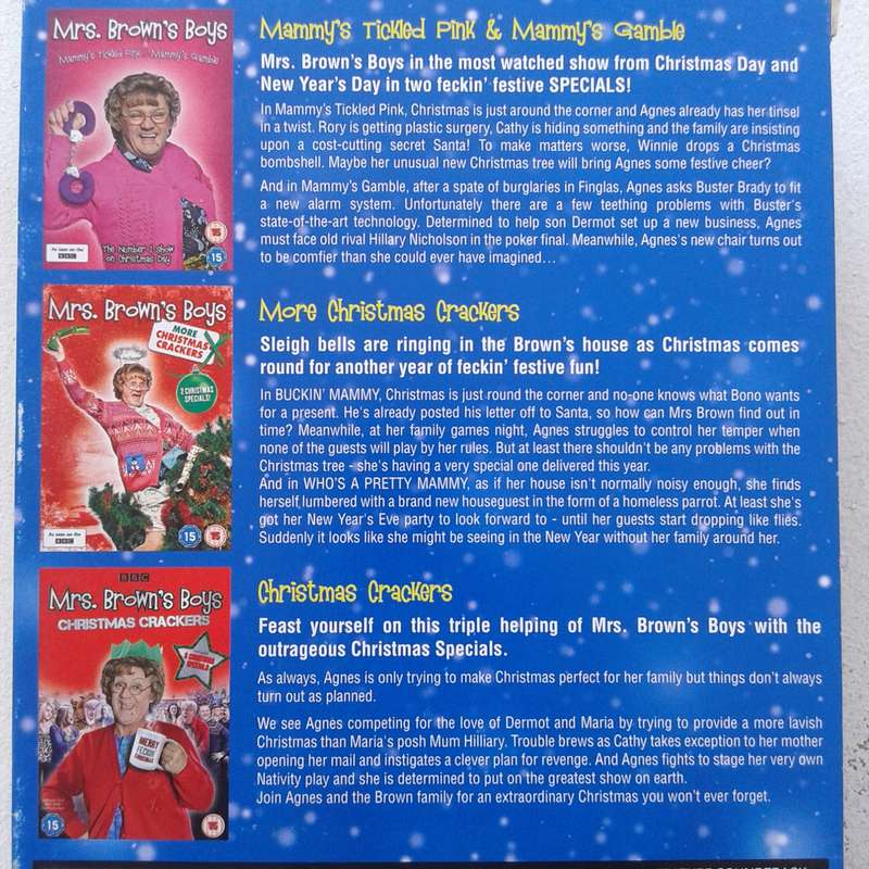 Mrs. Brown's Boys - Christmas Cracker'd Big Box [3 DVD Box Set]