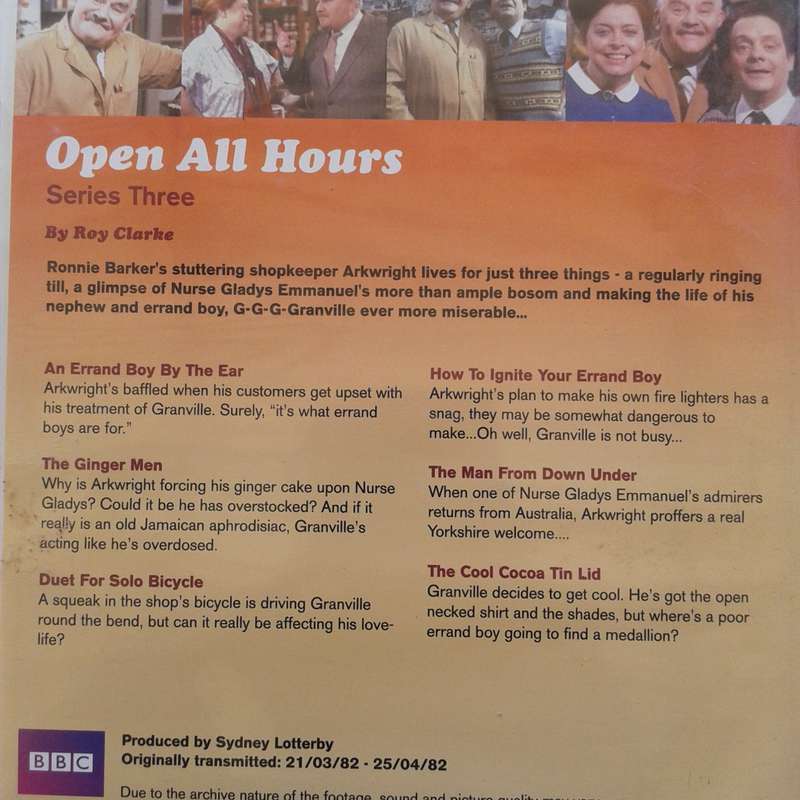 Open All Hours (David Jason / Ronnie Barker) - Series 1-4 [4 DVD bundle]