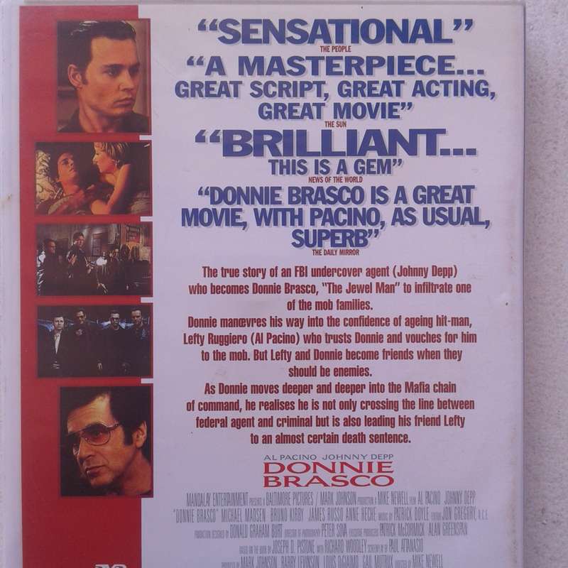 Donnie Brasco - Pacino / Depp [DVD Movie]